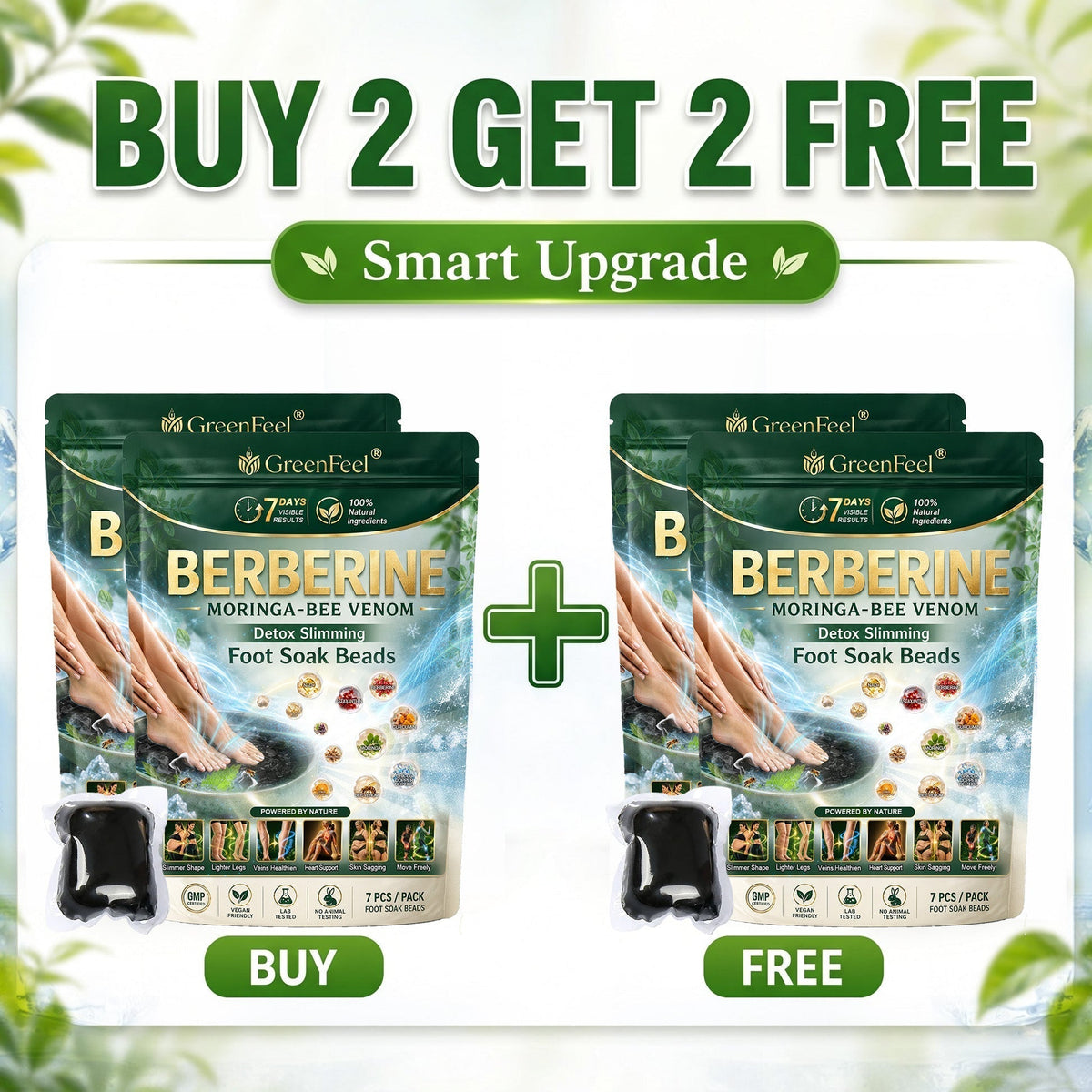 ☘️𝑮𝒓𝒆𝒆𝒏𝑭𝒆𝒆𝒍® 𝑩𝒆𝒓𝒃𝒆𝒓𝒊𝒏𝒆 𝑴𝒐𝒓𝒊𝒏𝒈𝒂- 𝑩𝒆𝒆 𝑽𝒆𝒏𝒐𝒎 𝑫𝒆𝒕𝒐𝒙 𝑺𝒍𝒊𝒎𝒎𝒊𝒏𝒈 𝑭𝒐𝒐𝒕 𝑺𝒐𝒂𝒌 𝑩𝒆𝒂𝒅 𝑺𝒖𝒑𝒑𝒐𝒓𝒕𝒔 𝑾𝒆𝒊𝒈𝒉𝒕 𝑴𝒂𝒏𝒂𝒈𝒆𝒎𝒆𝒏𝒕, 𝑳𝒚𝒎𝒑𝒉𝒂𝒕𝒊𝒄 𝑫𝒓𝒂𝒊𝒏𝒂𝒈𝒆, 𝑯𝒆𝒂𝒍𝒕𝒉𝒚 𝑪𝒊𝒓𝒄𝒖𝒍𝒂𝒕𝒊𝒐𝒏, 𝑭𝒆𝒎𝒊𝒏𝒊𝒏𝒆 𝑾𝒆𝒍𝒍𝒏𝒆𝒔𝒔 & 𝑭𝒊𝒓𝒎𝒆𝒓-𝑳𝒐𝒐𝒌𝒊𝒏𝒈 𝑺𝒌𝒊𝒏🔥